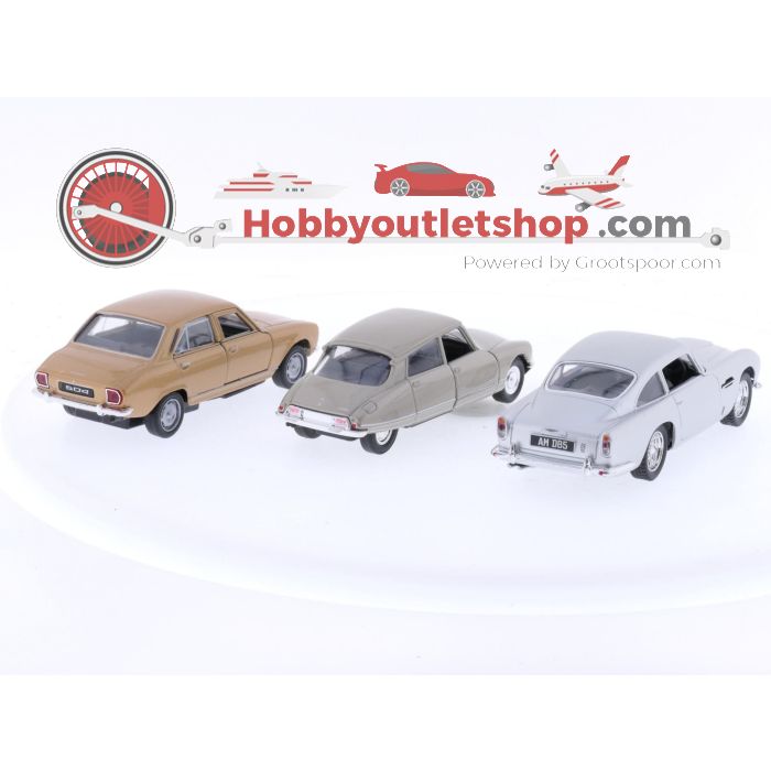 Schaal 1:36 Welly en Kinsmart modelauto's Set van 9 Stuks #5355