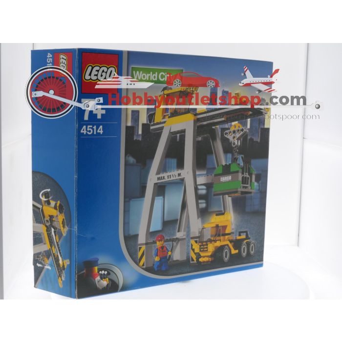 Lego 4514 Laadkraan Met Kleine Vrachtwagen #5357