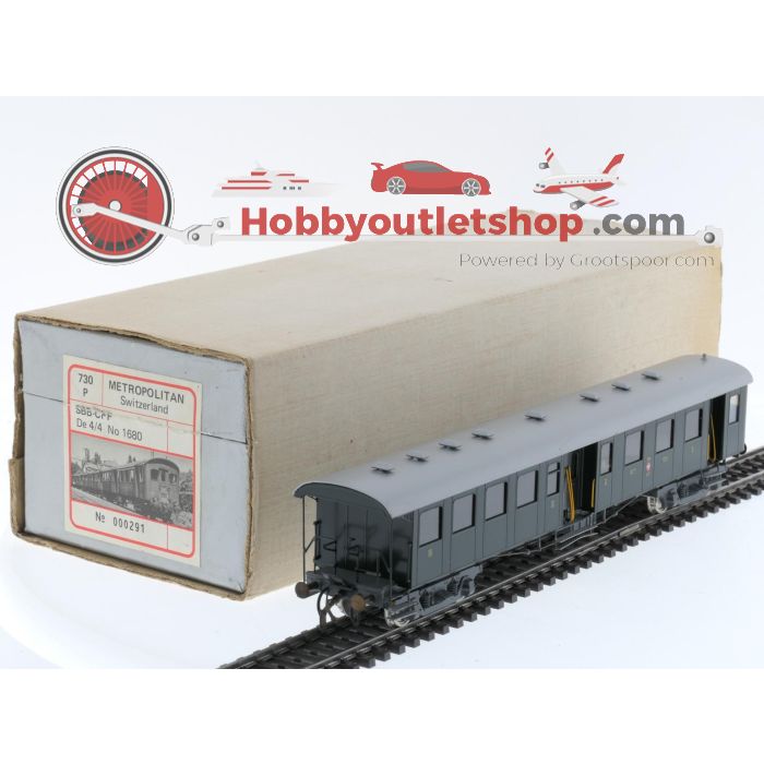 Schaal H0 Metropolitan 730P De 4/4 No 1680 Stuurwagen van de SBB #P118