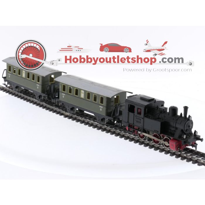 Schaal H0 Märklin 3029 en 4040 Personen Trein van de DB #5390