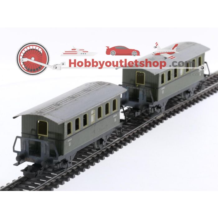 Schaal H0 Märklin 3029 en 4040 Personen Trein van de DB #5390