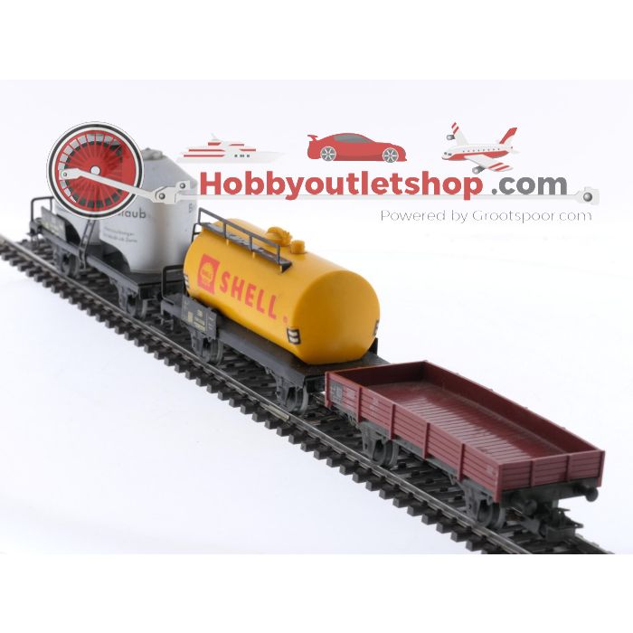 Schaal H0 Märklin 4502, 4511 en 4903 Goederenwagon set van de DB #5391