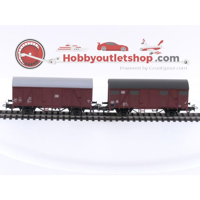 Schaal H0 Märklin 4410 en 46274 Gesloten Goederen Set Van De DB #5392