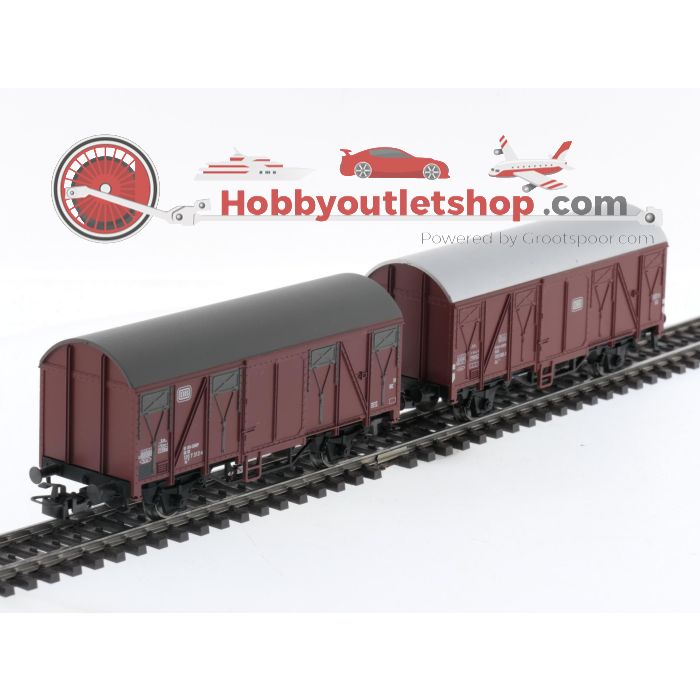 Schaal H0 Märklin 4410 en 46274 Gesloten Goederen Set Van De DB #5392