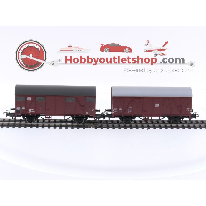 Schaal H0 Märklin 4410 en 46274 Gesloten Goederen Set Van De DB #5392