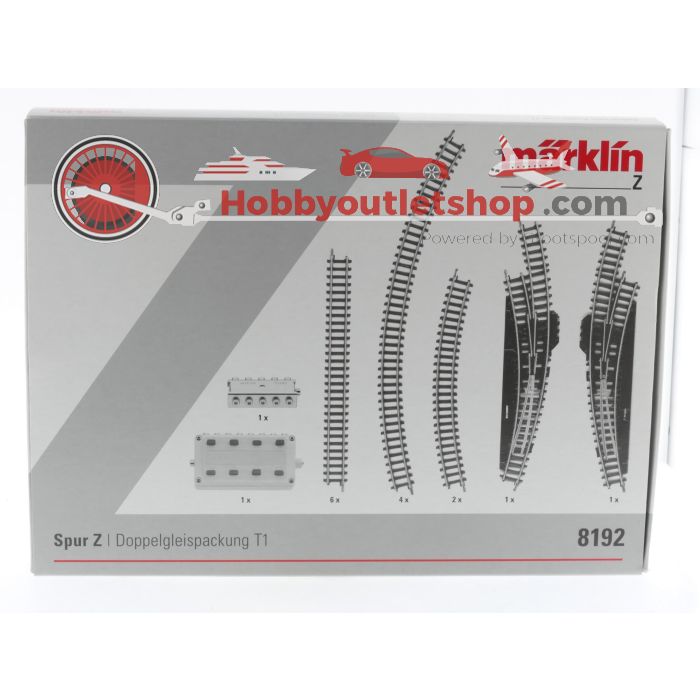Schaal Z Märklin 8192 Set Voor Dubbel Spoor T1 #5401
