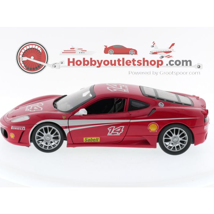 Schaal 1:18 Hotwheels P4403 F430 Challange 2006 nr. 14 #5432