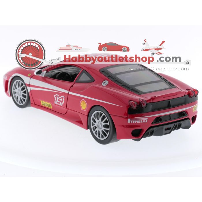 Schaal 1:18 Hotwheels P4403 F430 Challange 2006 nr. 14 #5432