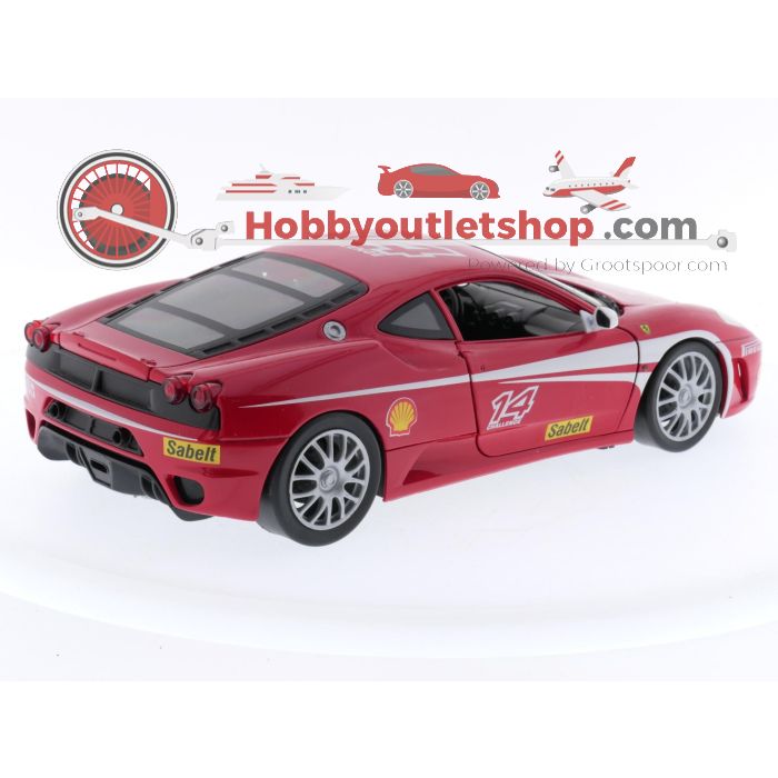 Schaal 1:18 Hotwheels P4403 F430 Challange 2006 nr. 14 #5432
