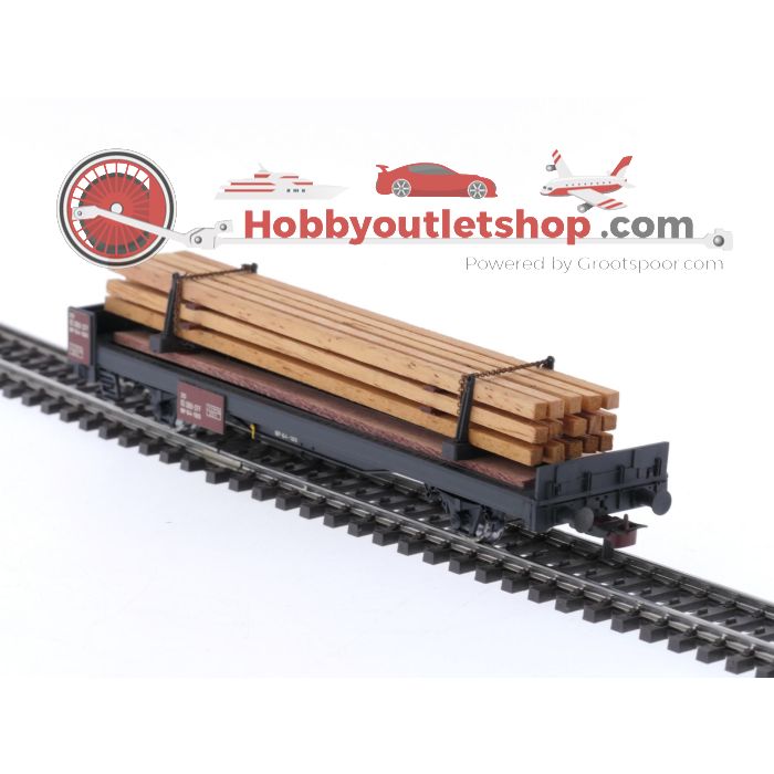 Schaal H0 Metropolitan 8020 Houten Ladingwagon KP Bios-Holz Van De SBB #P134