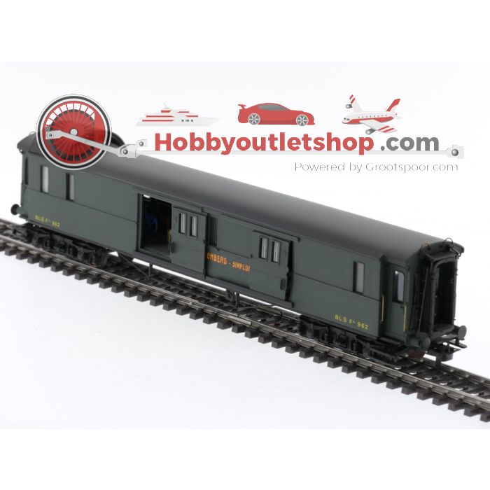 Schaal H0 Metropolitan 6030 bagagewagon RIC F4 Van De BLS #P136