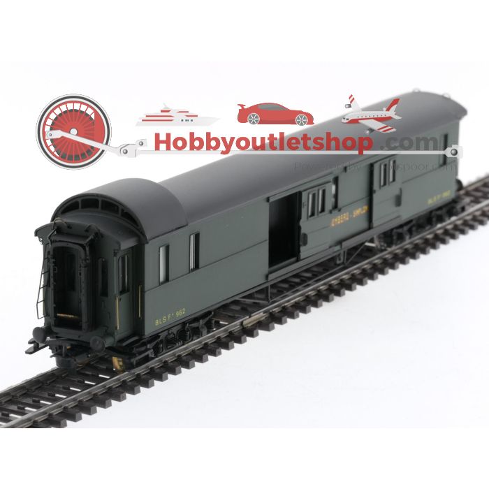 Schaal H0 Metropolitan 6031 bagagewagon RIC F4 Van De BLS #P137