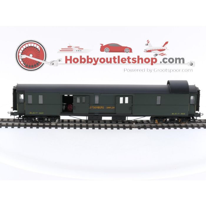 Schaal H0 Metropolitan 6031 bagagewagon RIC F4 Van De BLS #P137