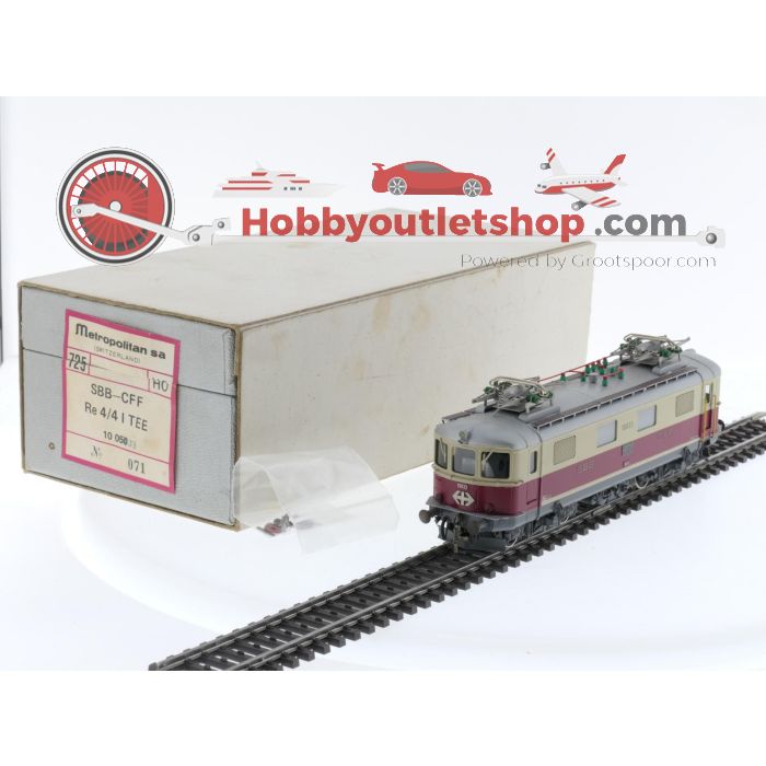 Schaal H0 Metropolitan 725 elektrische locomotief Re 4/4 I TEE van de SBB #P185