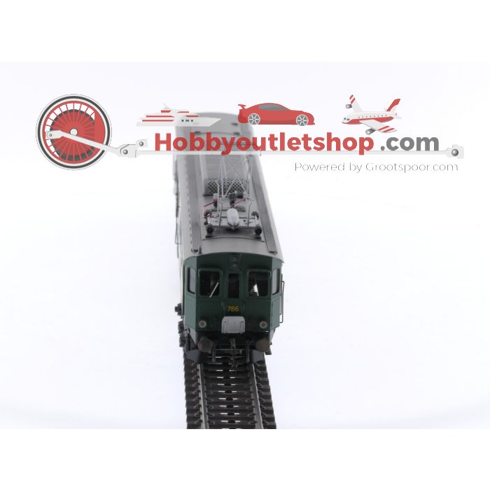 Schaal H0 Metropolitan 695 gemotoriseerde bagagerijtuig Fe 4/5 786 van de SBB #P186