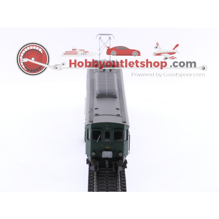 Schaal H0 Metropolitan 695 gemotoriseerde bagagerijtuig Fe 4/5 786 van de SBB #P186