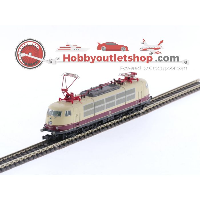 Schaal N Fleischmann 737872 elektrische locomotief BR 103 van de DB. Digitaal #5479