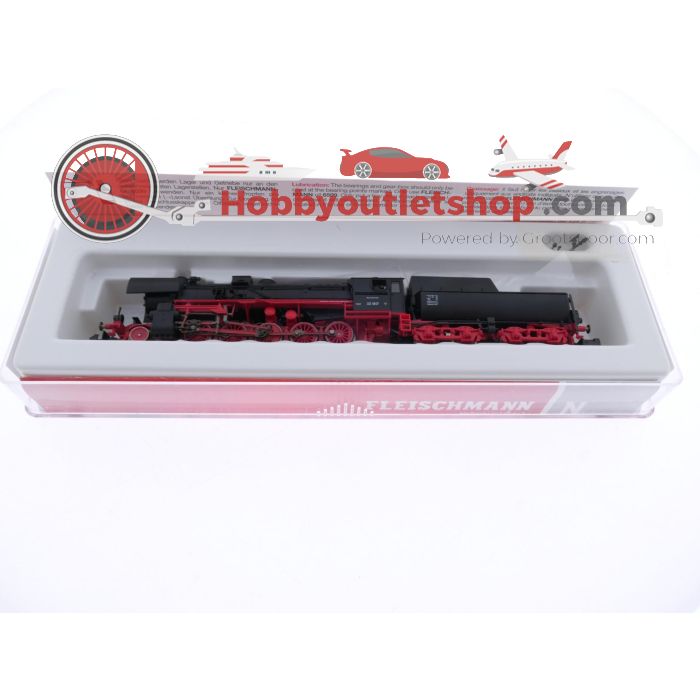 Schaal N Fleischmann 715271 stoomlocomotief BR 52 van de DB. Digitaal #5481