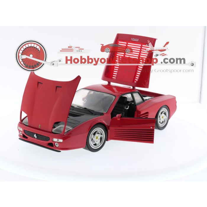 Schaal 1:18 Hot Wheels 29758 Ferrari F512M Testarossa 1994 #3405 - sku: 20240319032237 - Used - Like new - Photo 9