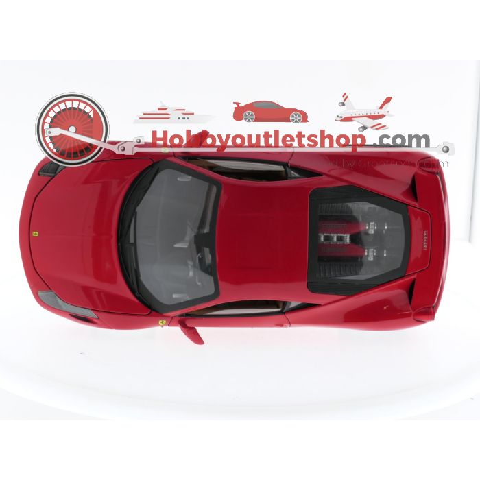 Schaal 1:18 Hot Wheels P9893 Ferrari 458 Italia 8C 2009 #3424 - sku: 20240320011104 - Gebruikt - Zeer goede staat - Afbeelding 15