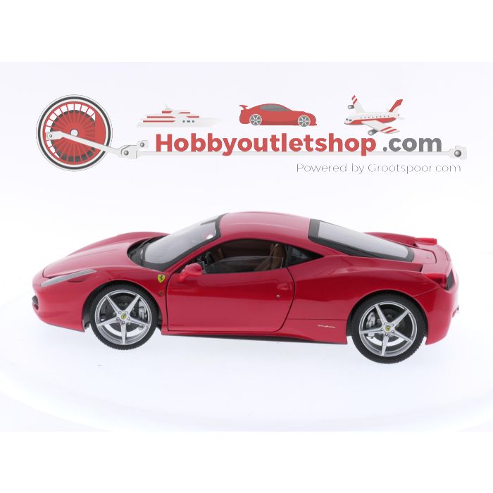 Schaal 1:18 Hot Wheels P9893 Ferrari 458 Italia 8C 2009 #3424 - sku: 20240320011104 - Gebruikt - Zeer goede staat - Afbeelding 2