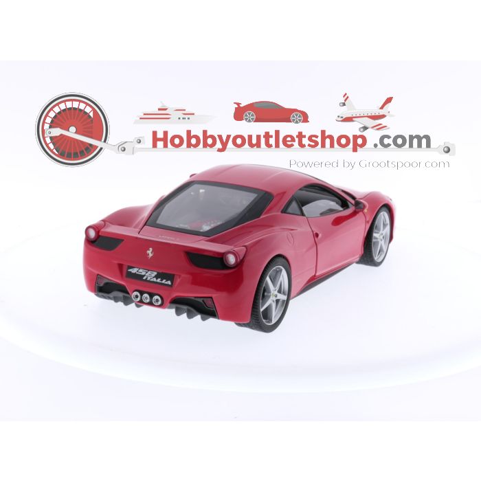 Schaal 1:18 Hot Wheels P9893 Ferrari 458 Italia 8C 2009 #3424 - sku: 20240320011104 - Gebruikt - Zeer goede staat - Afbeelding 5