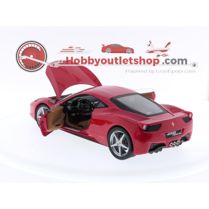 Schaal 1:18 Hot Wheels P9893 Ferrari 458 Italia 8C 2009 #3424 - sku: 20240320011104 - Gebruikt - Zeer goede staat - Afbeelding 9