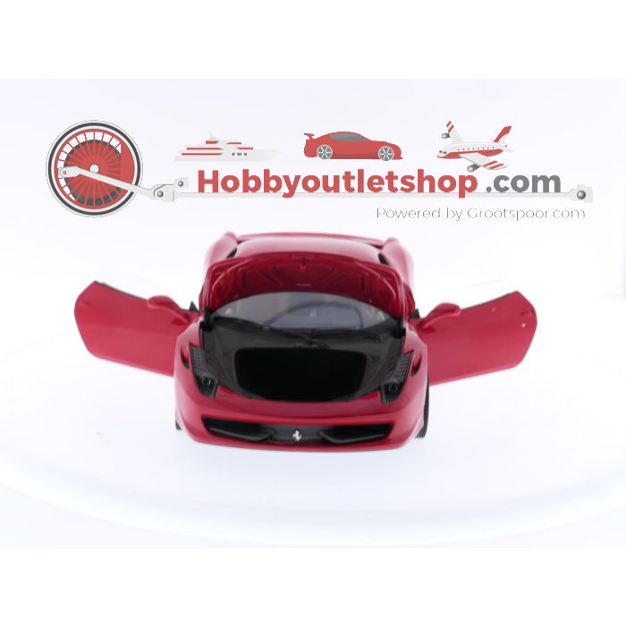 Schaal 1:18 Hot Wheels P9893 Ferrari 458 Italia 8C 2009 #3424 - sku: 20240320011104 - Gebruikt - Zeer goede staat - Afbeelding 12