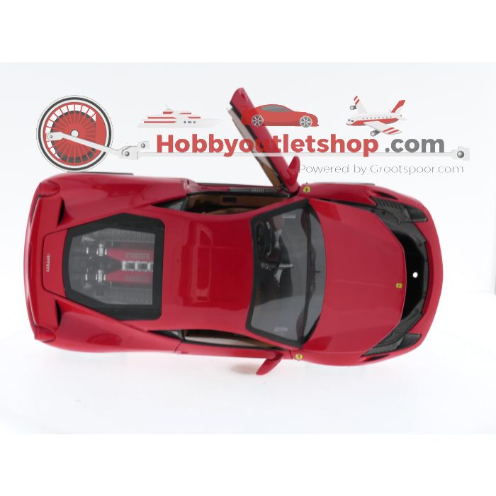 Schaal 1:18 Hot Wheels P9893 Ferrari 458 Italia 8C 2009 #3424 - sku: 20240320011104 - Gebruikt - Zeer goede staat - Afbeelding 13