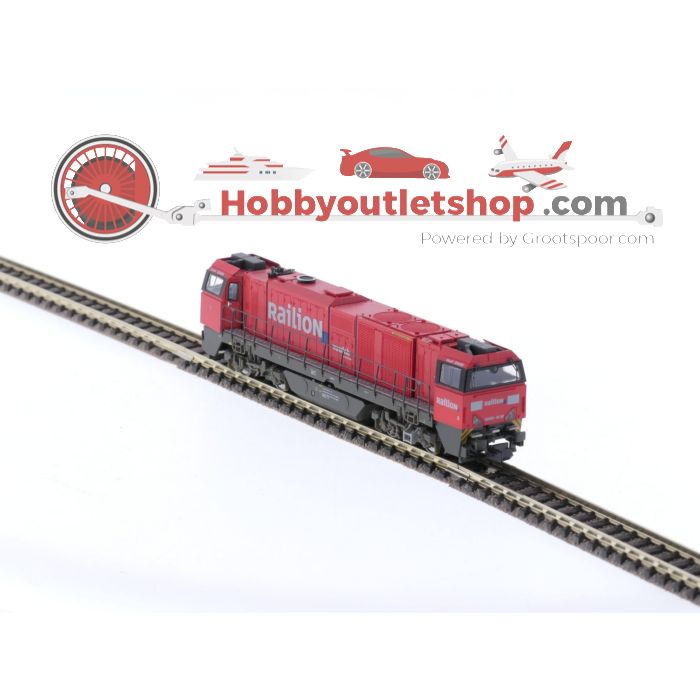 Schaal N Hobbytrain H2952 diesel locomotief G2000BB Railion van de DB #5493