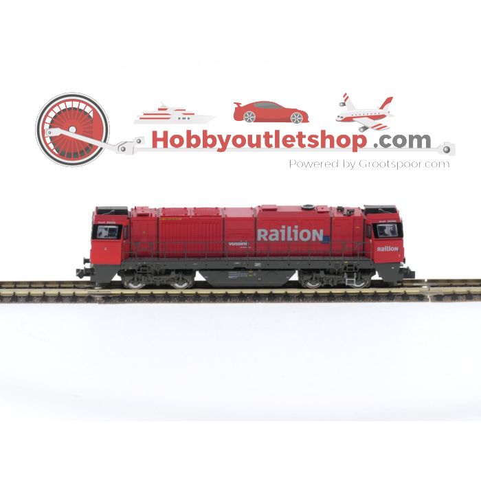 Schaal N Hobbytrain H2952 diesel locomotief G2000BB Railion van de DB #5493