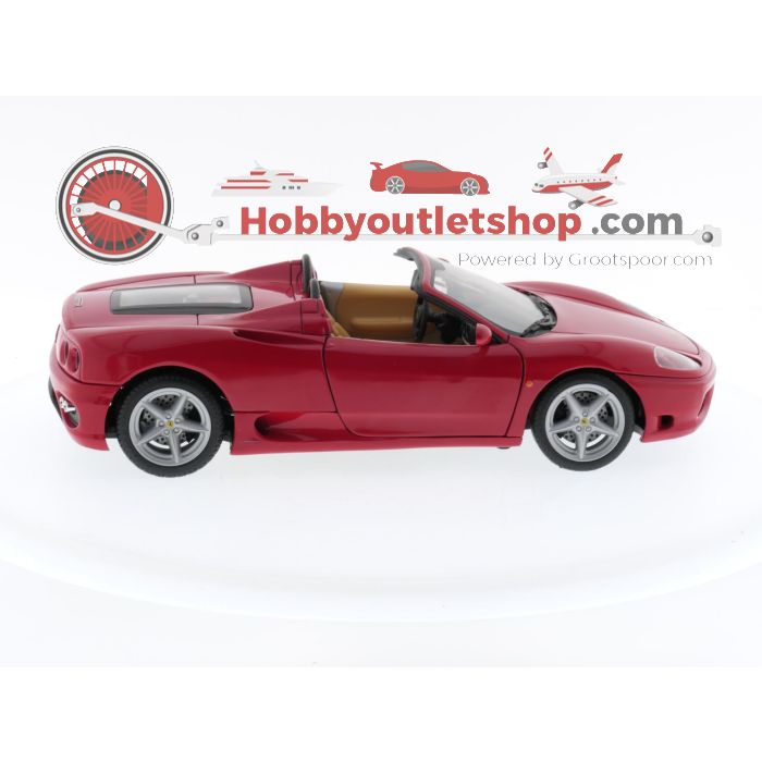Schaal 1:18 Hot Wheels 27774 Ferrari F360 Spider #3423