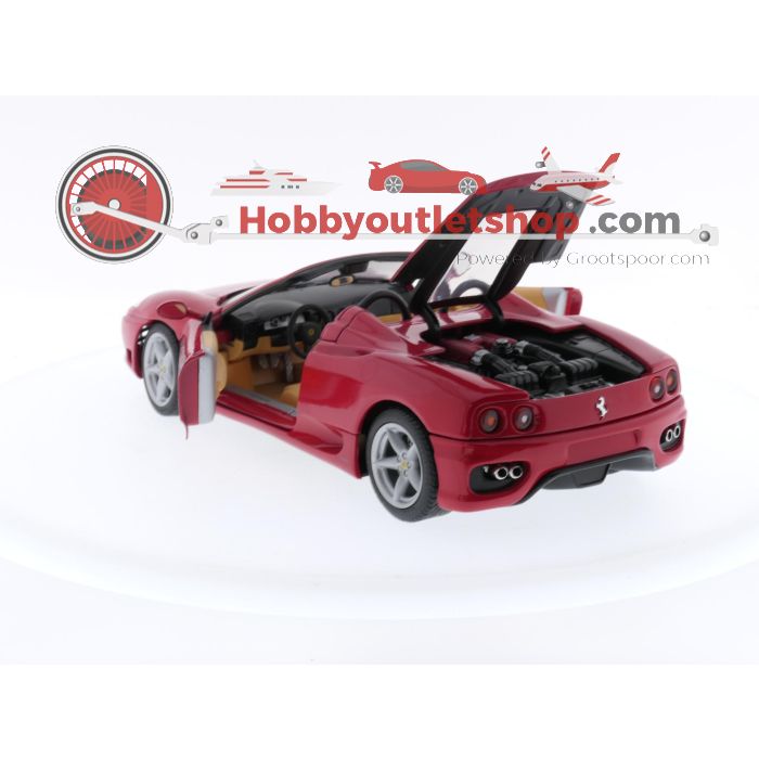 Schaal 1:18 Hot Wheels 27774 Ferrari F360 Spider #3423