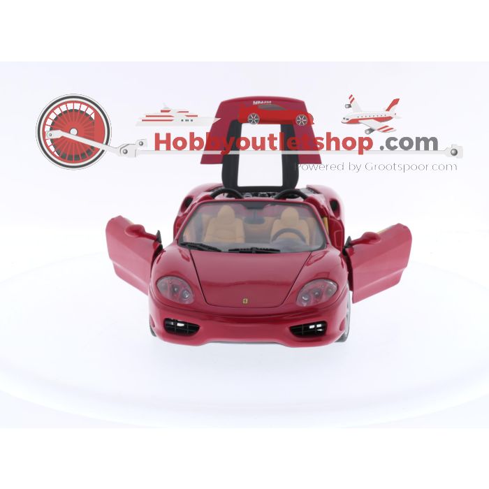 Schaal 1:18 Hot Wheels 27774 Ferrari F360 Spider #3423