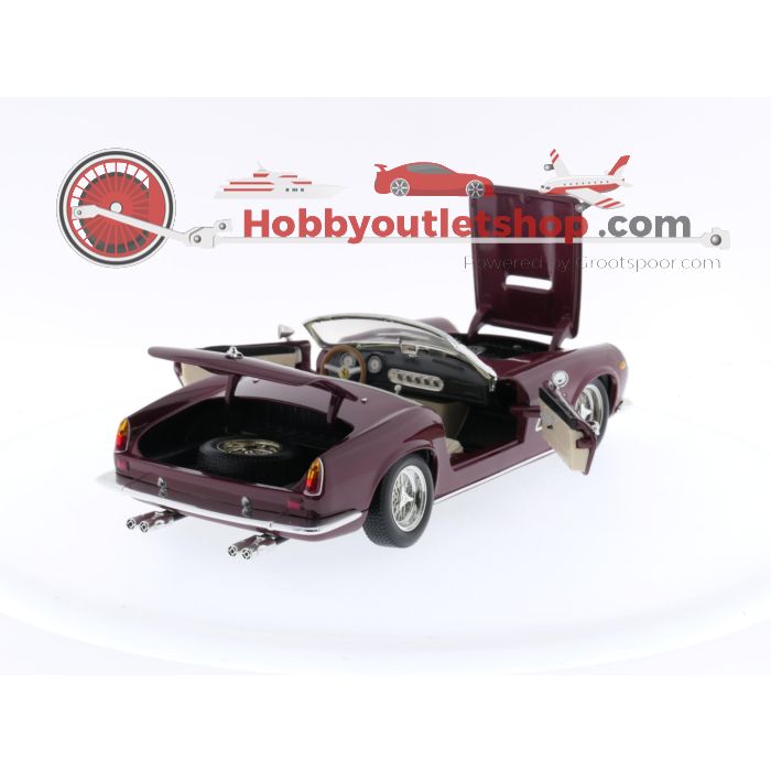 Schaal 1:18 Hot Wheels 25727 Ferrari 250 GT California Spider 1961 #3425 - sku: 20240321012913 - Gebruikt - Zeer goede staat - Afbeelding 13