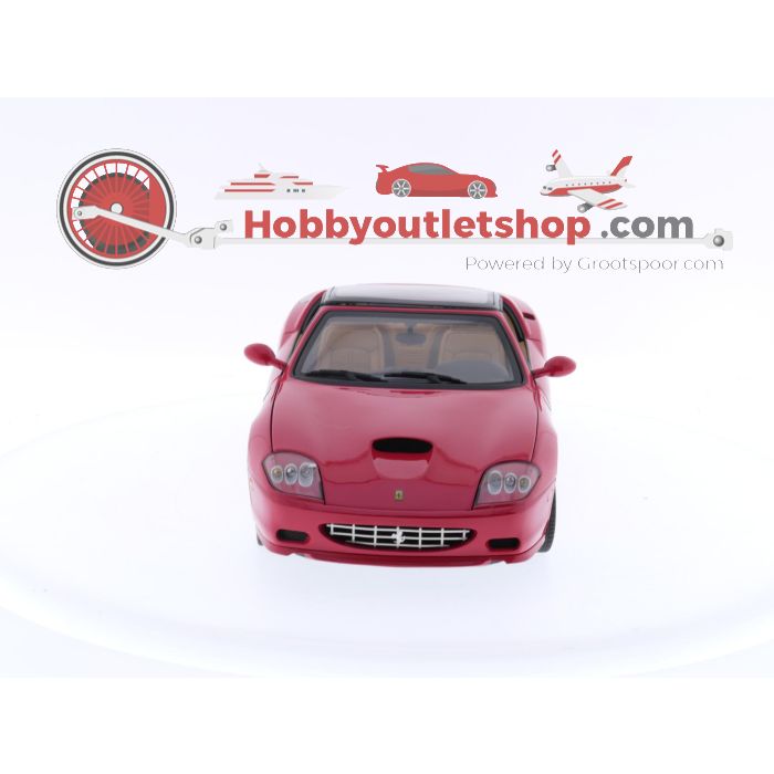 Schaal 1:18 Hot Wheels C7522 Elite 2005 Ferrari SuperAmerica 575M Maranello LE Rosso Corsa #3427