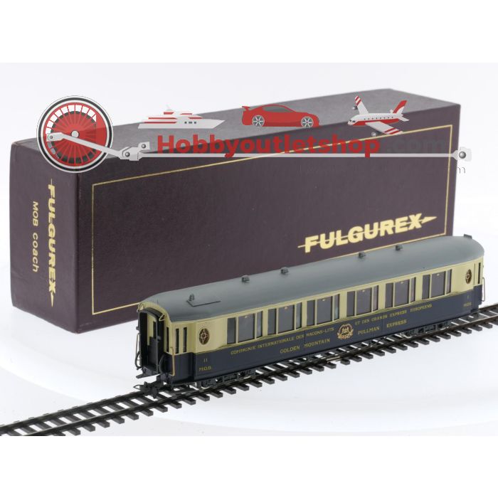 Schaal H0m Fulgurex 4101 Pullman Express wagen 1e en 2e klas van de MOB #P144