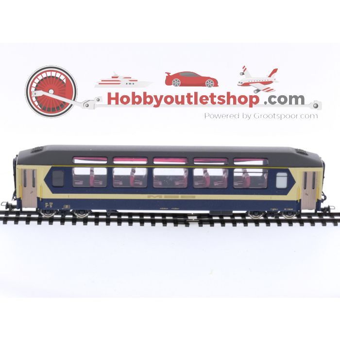 Schaal H0m Fulgurex 4114/1 panoramawagen 1e klas 112 van de MOB. OPTISCHE SCHADE / OPTICAL DAMAGE #P145