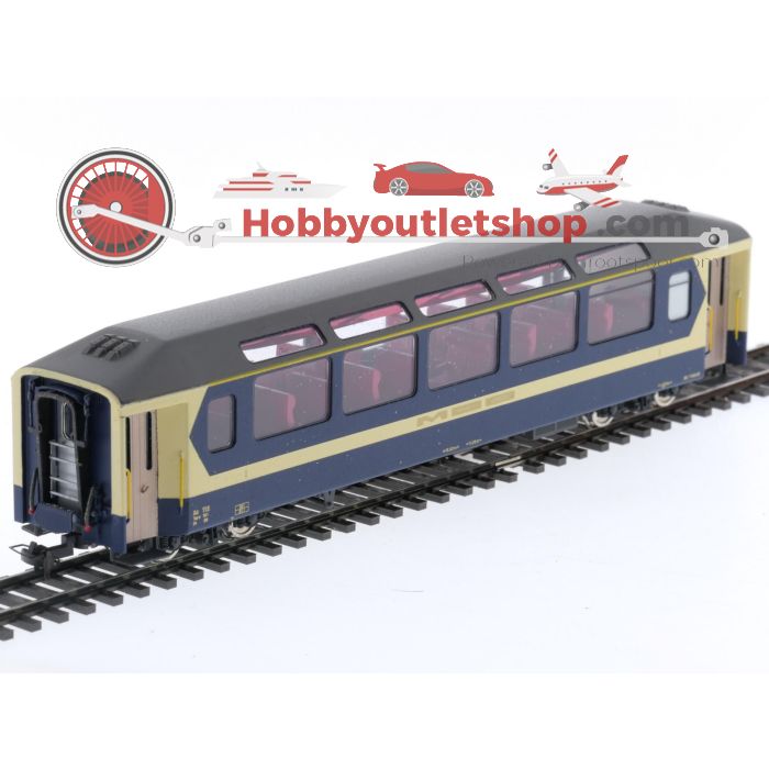 Schaal H0m Fulgurex 4114/1 panoramawagen 1e klas 112 van de MOB. OPTISCHE SCHADE / OPTICAL DAMAGE #P145