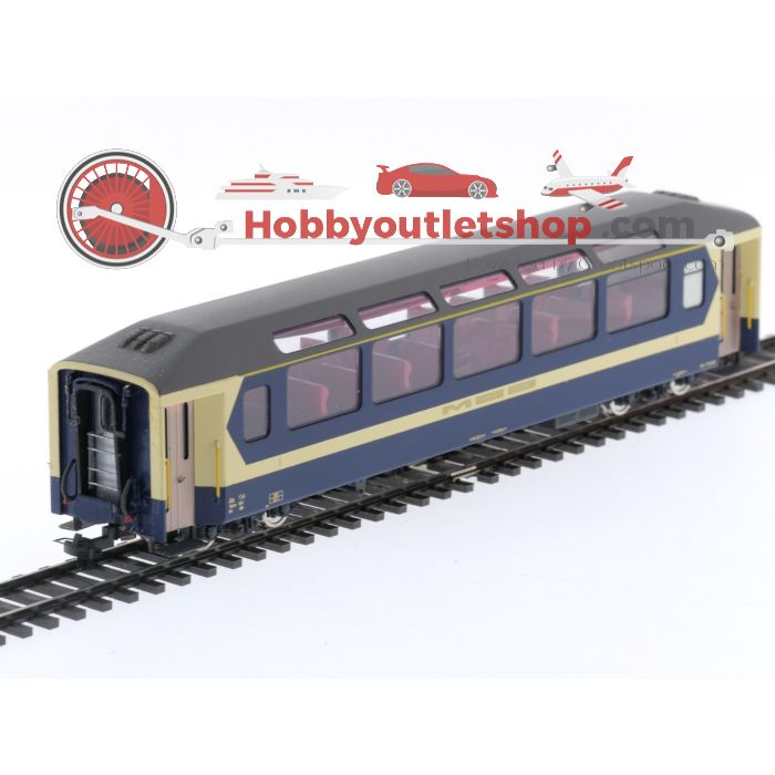 Schaal H0m Fulgurex 4114/1 panorama wagen 1 klas 114 van de MOB. OPTISCHE SCHADE / OPTICAL DAMAGE #P147