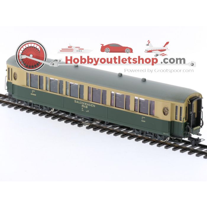 Schaal H0m Fulgurex 4101/1 salonwagen 1e klas 201 van de RhB. OPTISCHE SCHADE / OPTICAL DAMAGE  #P150