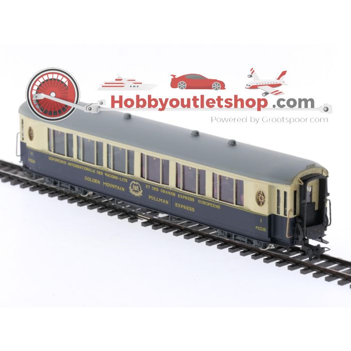Schaal H0m Fulgurex 4101 Pullman Express wagon 1e/2e klas van de MOB. OPTISCHE SCHADE / OPTICAL DAMAGE #P152