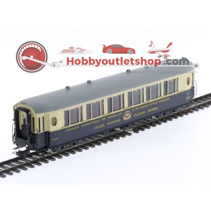 Schaal H0m Fulgurex 4101 Pullman Express wagen 1e/2e klas van de MOB. OPTISCHE SCHADE / OPTICAL DAMAGE #P151