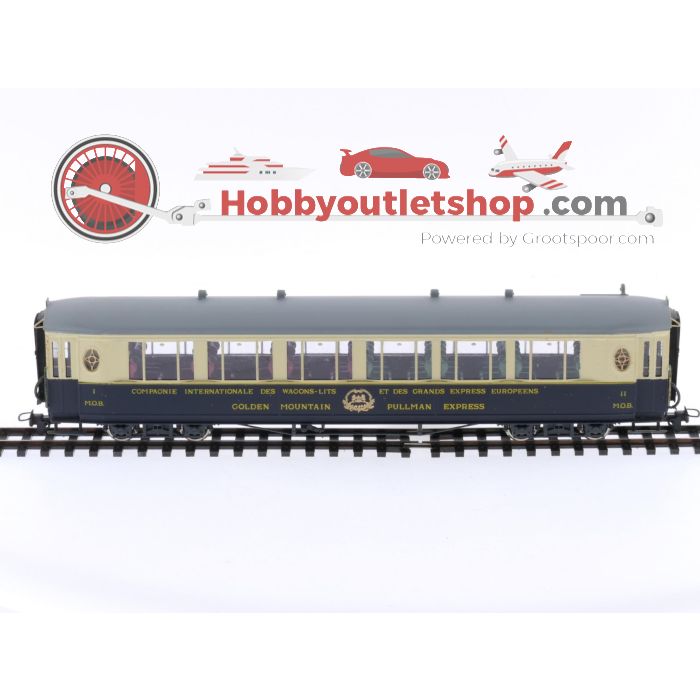 Schaal H0m Fulgurex 4101 Pullman Express wagon 1e/2e klas van de MOB. OPTISCHE SCHADE / OPTICAL DAMAGE #P153