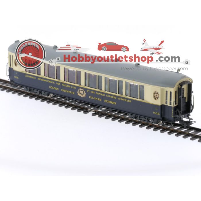 Schaal H0m Fulgurex 4101 Pullman Express wagon 1e/2e klas van de MOB. OPTISCHE SCHADE / OPTICAL DAMAGE #P153