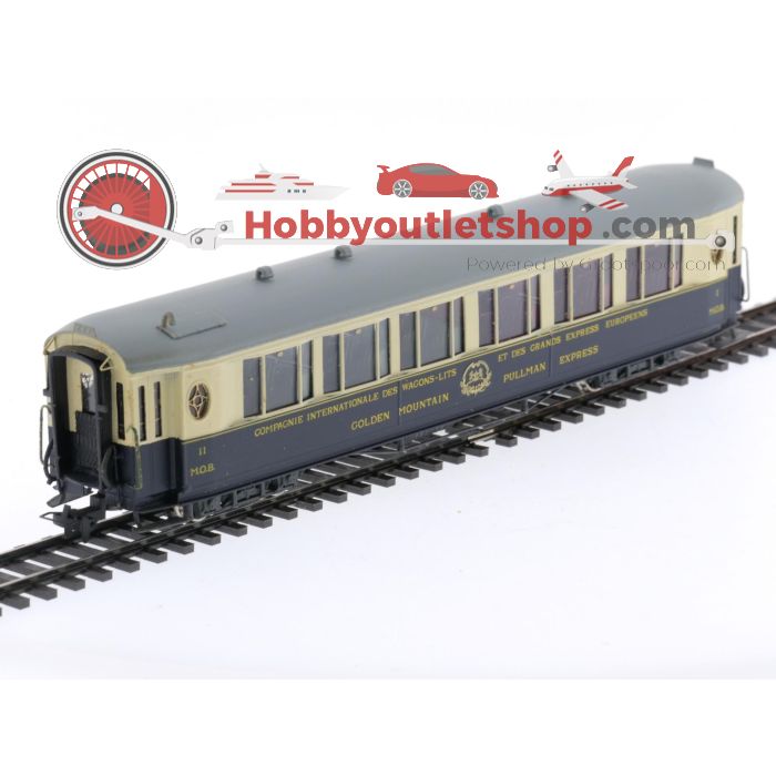 Schaal H0m Fulgurex 4101 Pullman Express wagon 1e/2e klas van de MOB. OPTISCHE SCHADE / OPTICAL DAMAGE #P153