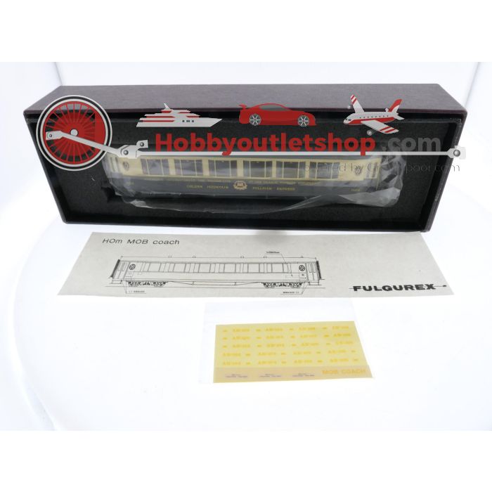 Schaal H0m Fulgurex 4101 Pullman Express wagen 1e/2e klas van de MOB. OPTISCHE SCHADE / OPTICAL DAMAGE #P151