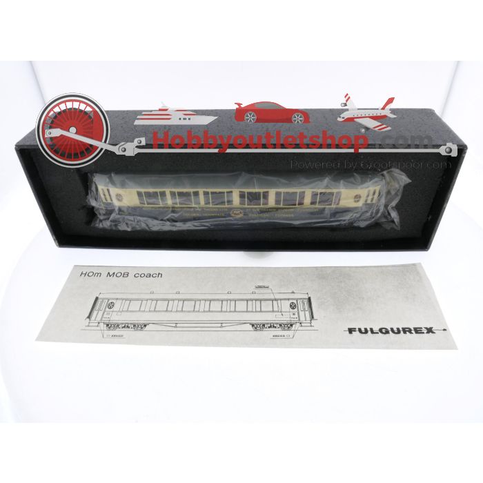 Schaal H0m Fulgurex 4101 Pullman Express wagon 1e/2e klas van de MOB. OPTISCHE SCHADE / OPTICAL DAMAGE #P152