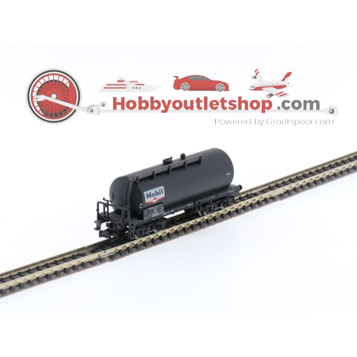 Schaal N Minitrix 15508 set ketelwagens van de DB #5508