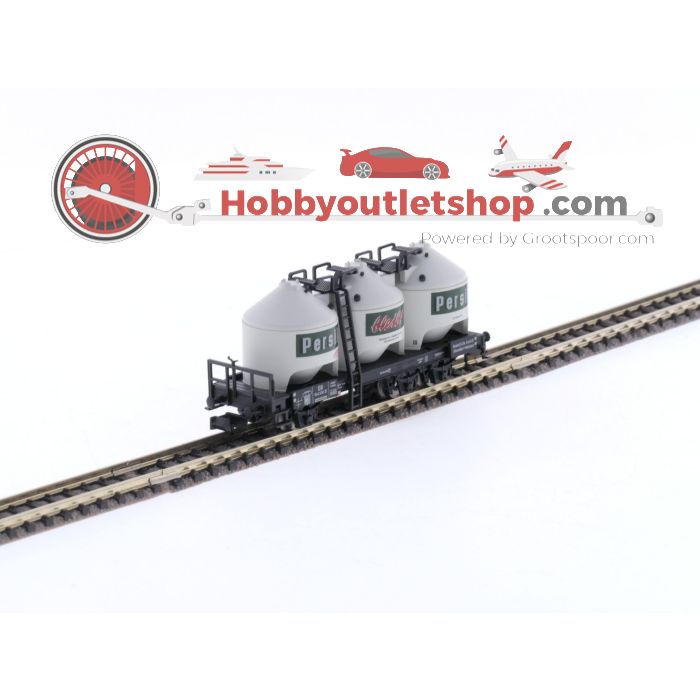 Schaal N Minitrix 15190 & 15193 silowagen & stofcontainerwagen an de DB #5512 - sku: 20240328094657 - Gebraucht - Wie Neu - Bild 5